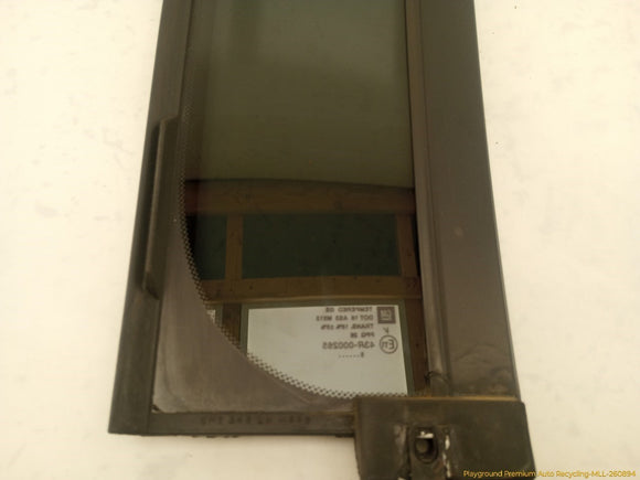Hummer H3 Driver Left Rear Door Vent Glass
