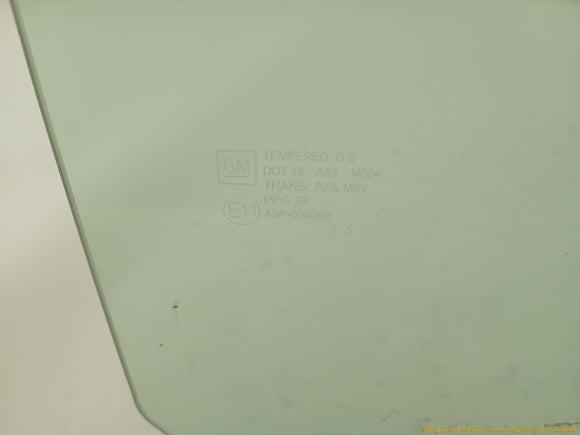 Hummer H3 Passenger Right Front Door Window Glass