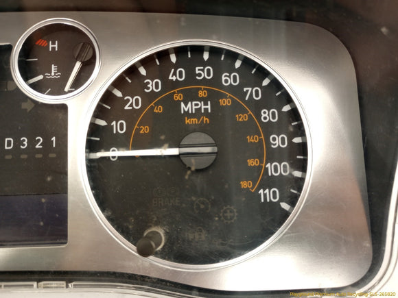 Hummer H3 Instrument Cluster Speedometer