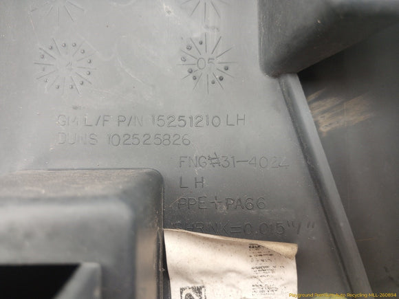 Hummer H3 Driver Left Fender Cowl Cap