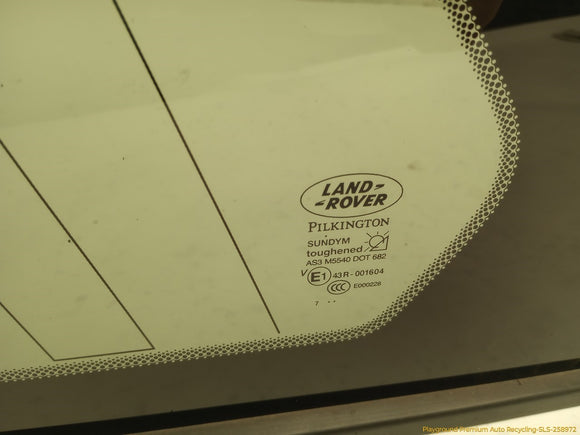 Land Rover Range Rover Sport Driver Left Rear Quarter Glass