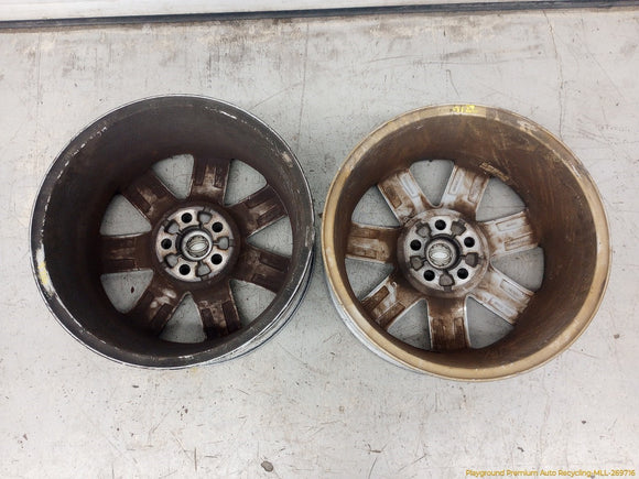 Land Rover Range Rover Pair Of Alloy Wheels 7 Grooved Spoke