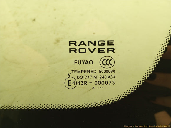 Land Rover Evoque Passenger Right Rear Quarter Window Glass