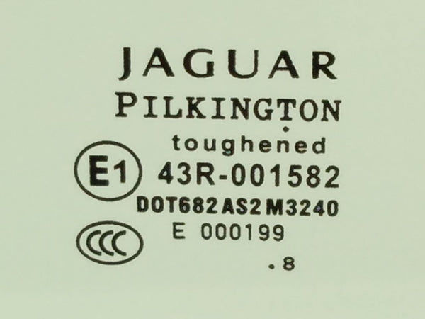 Jaguar XF Right Rear Door Glass